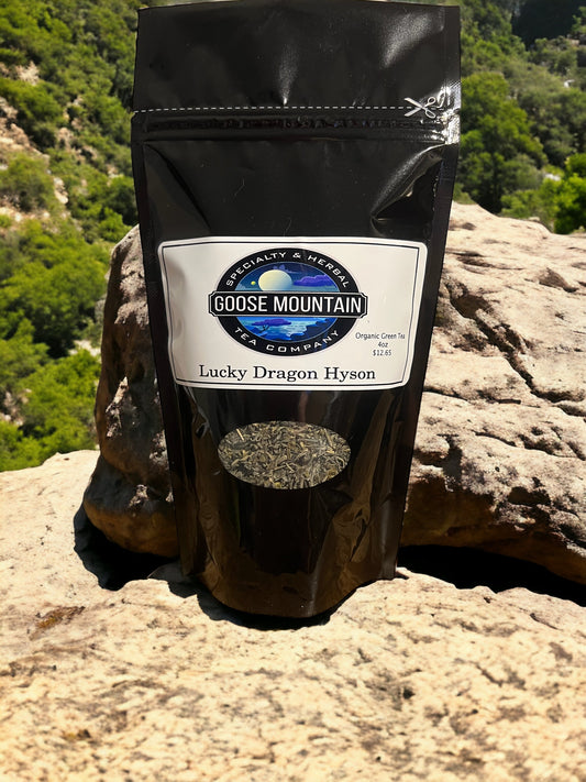 Organic Lucky Dragon Hyson - Green Tea - 4 oz